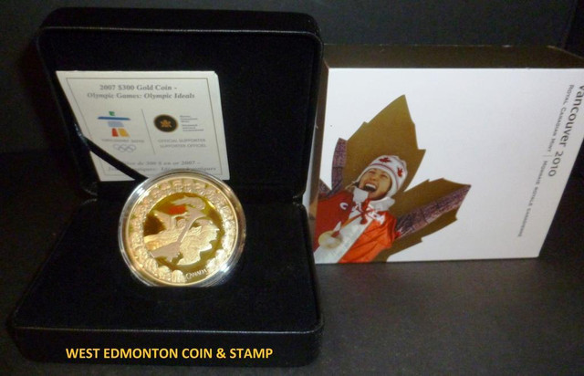 2007 OLYMPIC $300 PREMIUM GOLD COIN - OLYMPIC IDEALS in Other
