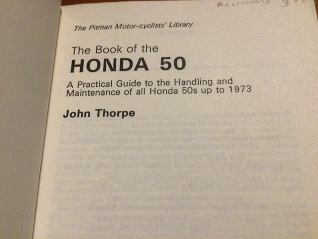 1958-1972 Honda 50 Service Manual Pitman Care in Motorcycle Parts & Accessories in British Columbia - Image 4