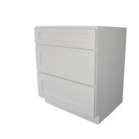DL Cabinetry Armoire de base à 21 tiroirs de style Shaker