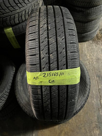 215 65 17 4 Giti Used A/S Tires With 90% Tread Left