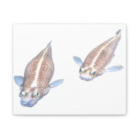 Rosecliff Heights Koi Fish Stretched Canvas