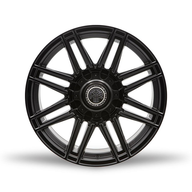 20x10 Thret Offroad Dropzone 805 satin black wheels for Ford, RAM, GMC, Chevy, Jeep in Tires & Rims in Alberta - Image 4