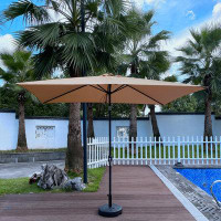 Latitude Run® Nashiyah 120" x 78" Rectangular Market Umbrella
