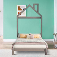 Harper Orchard Minimalist Design Twin-sized Platform Bed with Wooden Frame for Bedroom