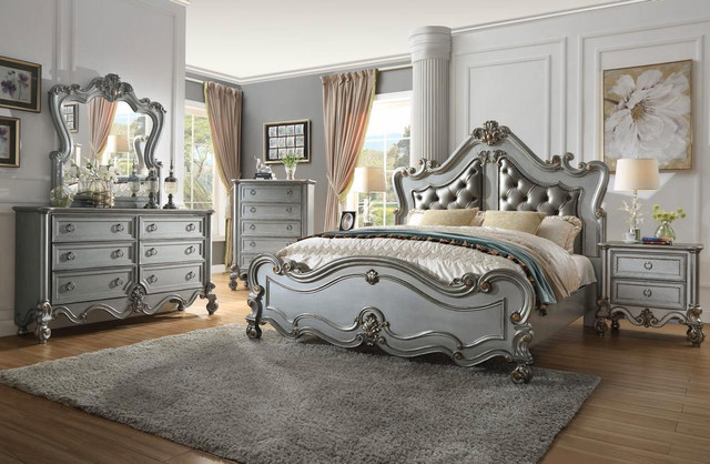 White Traditional Bedroom Set Sale !! Huge Furniture Sale !! in Beds & Mattresses in Markham / York Region - Image 4