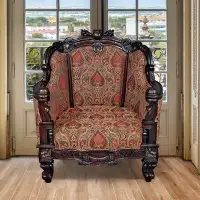 Design Toscano Gentlemen Upholstered Armchair