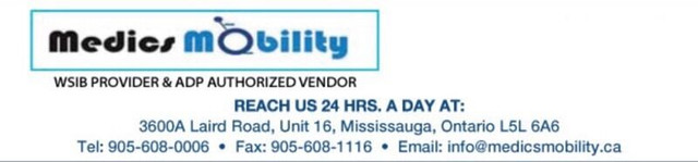 Medics Mobility Mississauga WSIB Provider Home Health Care in Health & Special Needs in Mississauga / Peel Region