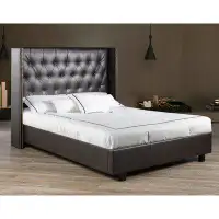 Made in Canada - Brayden Studio Stoehr Tufted Upholstered Platform Bed
