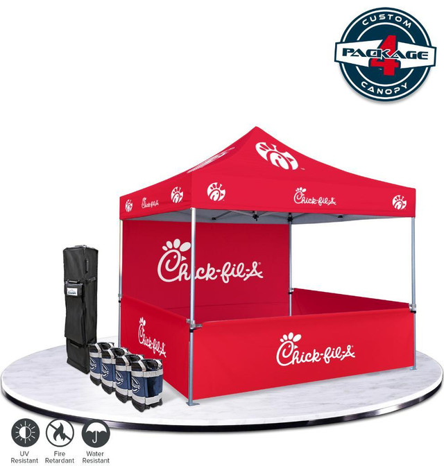 Premium Custom Printed Pop-Up Canopy Tents, Inflatable Tents, Exhibition Booths for Trade Shows in Patio & Garden Furniture in Alberta - Image 3