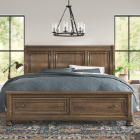 Darby Home Co Taoran Low Profile Storage Sleigh Bed