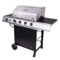 Char-Broil Char-Broil Performance Series 4-Burner Liquid Propane Gas Grill Cart with Side Burner