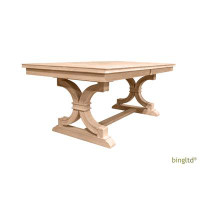 One Allium Way One Allium Way - 78" Long 30" Tall Orion Butterfly Dining Table (TT-B-40781-FLY-RW-UNF)