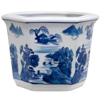 Langley Street Feuerstein Chinese Porcelain Pot Planter