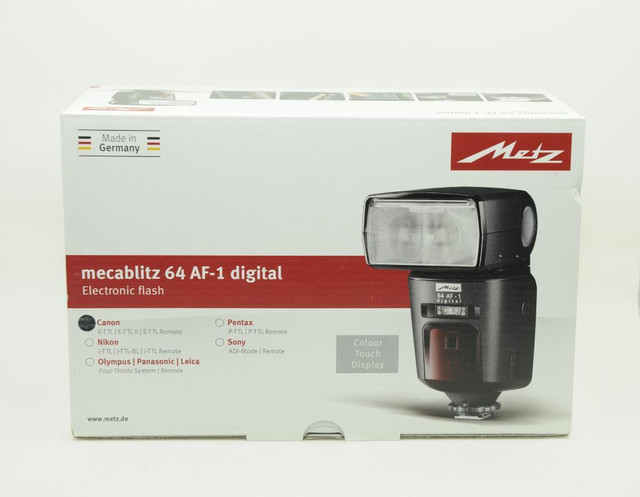 Metz mecablitz 64 AF-1 digital electronic flash for Canon in Cameras & Camcorders