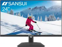 Clearance Deal -- ONLY $89.00 -- Sansui® ES-24X5A 24 FHD Thin Bezel Monitor