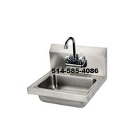 Evier murale avec Robinet! Stainless Steel Wall Mount Sink with Faucet!! Liquidation D'entrepot!