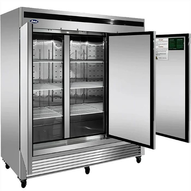 Atosa Triple Solid Door 82 Wide Stainless Steel Refrigerator in Other Business & Industrial - Image 3