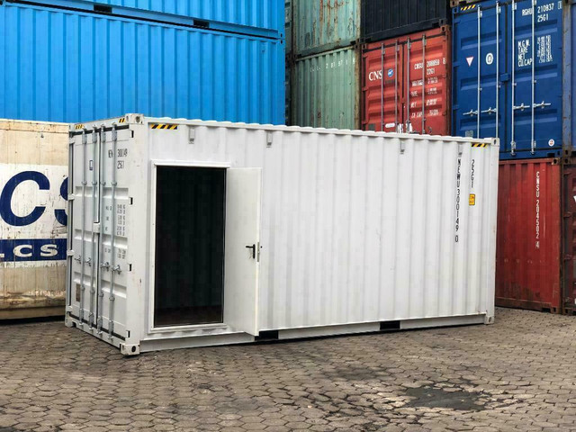 PRE HUNG DOORS for Sea Containers Heavy Duty - $875 NEW. (ocean container not included) in Outdoor Tools & Storage in Banff / Canmore