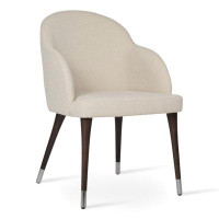 sohoConcept Alice Arm Chair Boucle Off White Fabric