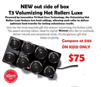 $75 NEW out side of box T3 Volumizing Hot Rollers Luxe Revolutionizes hairstyling
