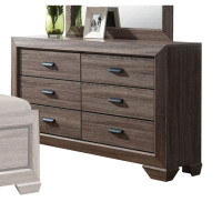 Winston Porter Iggie 6 - Drawer 59'' W Solid Wood Double Dresser