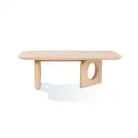 VIG Furniture Osaka - Modern Faux Marble + Natural Ash Coffee Table