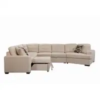 Hokku Designs Modern Oversized Sectional Upholstered U-Shape Sofa,Extra Wide Chaise Lounge Couch