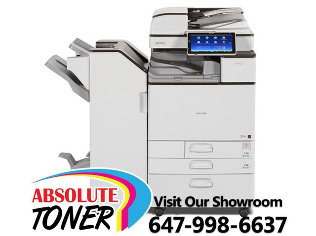 ONLY 5k PAGES PRINTED-ALL INCLUSIVE SERVICE PROGRAM Ricoh MP C4504 Color Laser Multifunction Printer Scanner Copier dans Imprimantes, Scanneurs  à Ontario