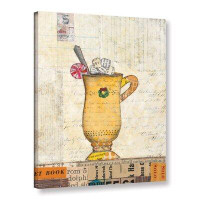 Red Barrel Studio Cozy Cups IV Gallery Wrapped Floater-Framed Canvas