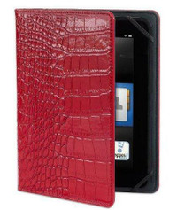 Verso Trends Darwin Croc Case for Kindle Fire HD 7, Red (will only fit Kindle Fire HD 7)