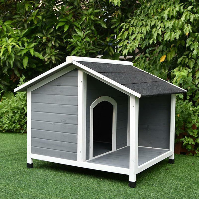 NEW WOODEN DOG HOUSE & AWNING DH3032 in Accessories in Regina