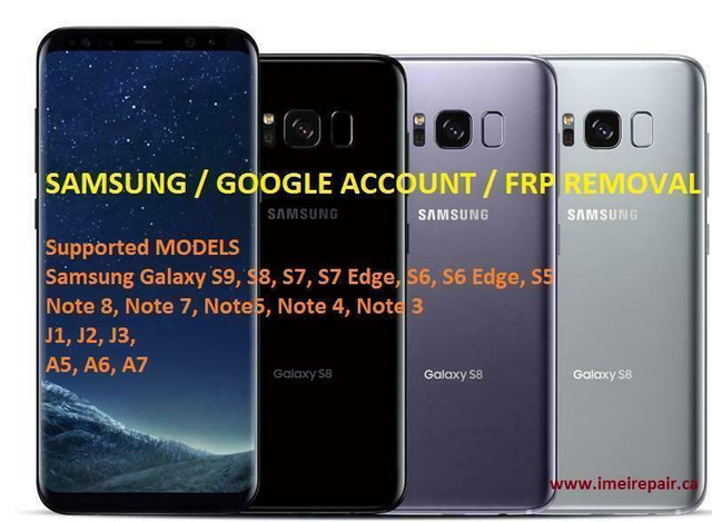 Google Account removal S21 Note 20 Z-flip Zfold S20 Note10 S10 All Samsung UNLOCK REPAIR SAMSUNG in Cell Phone Services in Québec City - Image 2