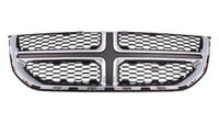 Grille Ram Cargo Van 2012-2015 Black With Chrome Moulding , CH1200342