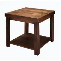 Wenty Bridgevine Home Sausalito 24" Side Table, No Assembly Required, Whiskey Finish