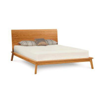 Copeland Furniture Catalina Solid Wood Low Profile Platform Bed with Mattress