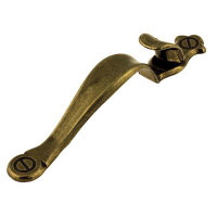 D. Lawless Hardware (25 Pack) 3" Vintage Vertical Pull With Thumb Rest Antique English