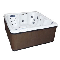 Cyanna Valley Spas Cyanna Valley Spas Supreme 6 - Person 31 - Jet Plastic Square Hot Tub with Ozonator