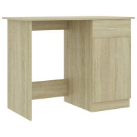 Latitude Run® TDC Desk Sonoma Oak 39.4"x19.7"x29.9" Engineered Wood