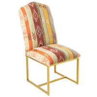 Annie Selke Home Aztec Wool Upholstered Back Dining Chair