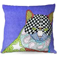 Ebern Designs Scarberry Couch Cat Throw Pillow