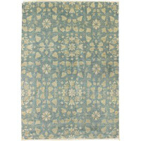 Landry & Arcari Rugs and Carpeting Summer Pond One-of-a-Kind 9'2" x 11'8" New Age Area Rug in Blue/Slate Blue