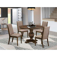 Wildon Home® Amberlyn Acacia Solid Wood Dining Set