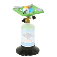 Flame King Flame King Portable BottleTop Camping Stove with Base Stand, Compatible with 1LB Propane Tanks