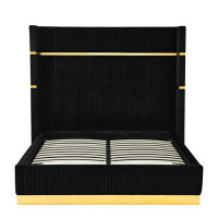 Brayden Studio Modern Upholstered Platform Bed