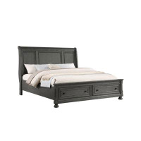 Darby Home Co Abegail Queen Bed Gray