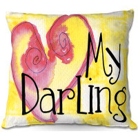 Winston Porter Oneal Couch My Darling Square Pillow Cover & Insert