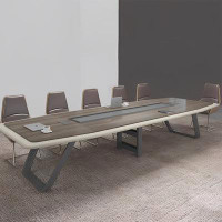 Inbox Zero Conference Table Long Table Modern Simple Desk Negotiation Table Includes 18 Chairs