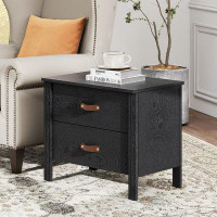 Winston Porter Lacurtis 20.6'' tall 2 - Drawer End Table and Built-In Outlets
