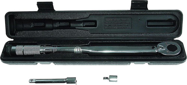 This two-in-one can handle multiple jobs! Tooltech 1/2 inch Micro Torque Wrench (10-150lbs/In) in Hand Tools