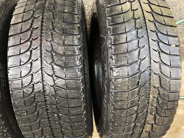 *195/65/15 SNOW TIRES MICHELIN SET OF 4 $320.00 TAG#Q1107 (NPG01273) MIDLAND ON. in Tires & Rims in Ontario - Image 2